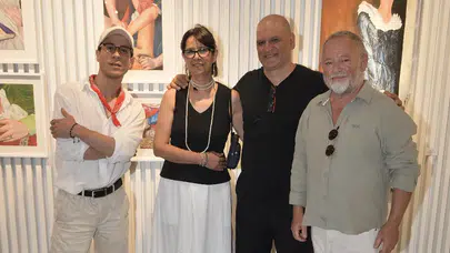 Bodrum'daki Merqezart dört sanatçının eserlerine ev sahipliği yapıyor