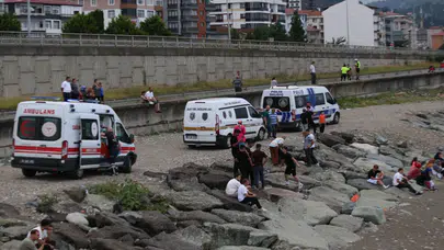 Rize’de denizde kaybolan Arif Kerem Ö. için arama sürüyor