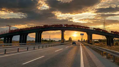 Erzincan'da otoyola kurulan 'Ekolojik Üst Geçit' besicilerin can simidi oldu