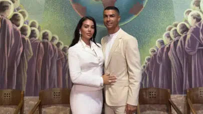 Lizbon’da sürpriz imzalar atıldı: Ronaldo ve Georgina Rodriguez evlendi!