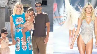Eski Victoria’s Secret Meleği Devon Windsor İstanbul’a hayran kaldı