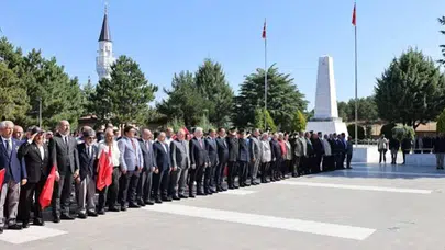 Çorum'da şehitler 30 Ağustos öncesi dualarla yad edildi