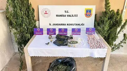 Manisa'da 21 adrese uyuşturucu operasyonu: 4 tutuklama