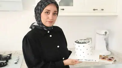Diyarbakır'da iki çocuk annesi Leyla'nın geceleri süren pasta mesaisi