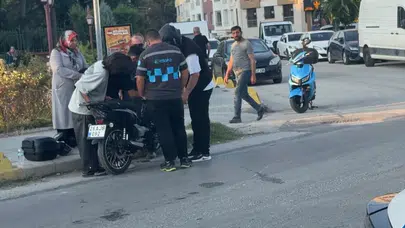 Eskişehir'de motosiklet kazası: Sürücü hastaneye kaldırıldı