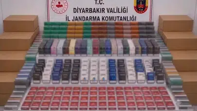 Diyarbakır’da dev kaçakçılık operasyonu: Ele geçirilen malların miktarı dudak uçuklattı