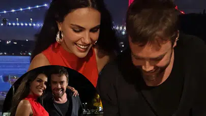 Boğaz’da romantik gece: Özgü Kaya’dan Murat Dalkılıç’a unutulmaz doğum günü sürprizi!