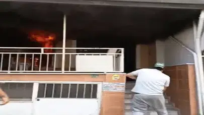 Mahalle sakinleri seferber oldu, yangın büyümeden kontrol altına alındı