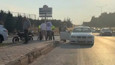 Eskişehir'de otomobil ile motosiklet çarpıştı: 1 yaralı