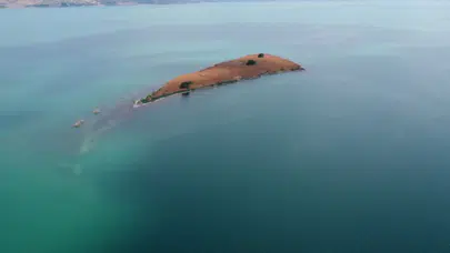 Harput'tan eski olabilir: Türkiye'nin Atlantis'i Hazar Gölü'nde kayıt altında