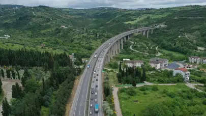 Anadolu Otoyolu'nda dev çalışma: İstanbul yönü trafiğe kapatılıyor