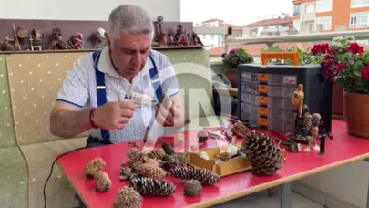 Kayseri’de sıra dışı sanat: 6 yılda 80 eser üretti