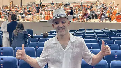 Murat Evgin İspanya'da 65 kişilik RTVE Senfoni Orkestrası ile kayda girdi