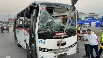 Samsun'da toplu taşıma otobüsü kazası: Yaralılar hastanelere sevk edildi