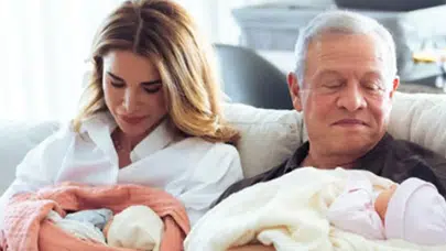 Ürdün sarayında ikiz mutluluğu: Sadece iki yılda dört bebek birden
