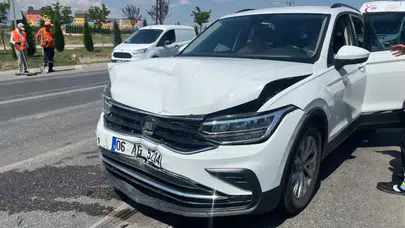 Çorum-Ankara kara yolunda feci kaza: Cipin çarptığı otomobilde can pazarı!