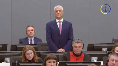 Lahey'den tarihî karar: Eski Kosova Cumhurbaşkanı Hashim Thaçi'ye 25 yıl hapis cezası