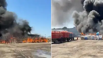 Bursa'da dev gıda fabrikasında korkutan yangın: Alevler kısa sürede tesisi sardı