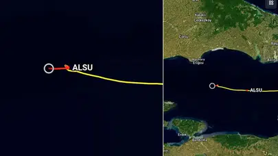 Silivri açıklarında dev gemilerin çarpıştığı anlar uyduya yansıdı: İşte o kritik manevra