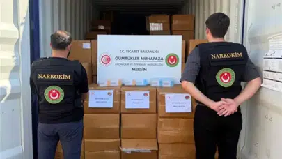 Mersin'de dev operasyon: Tonlarca reçeteli ilaç ele geçirildi