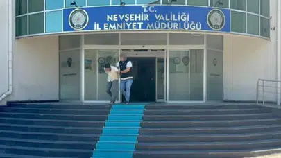 12 yıl 6 aylık hapis cezasıyla aranıyordu, Nevşehir'de yakalandı