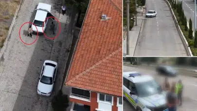 Kırıkkale'de dronlu denetimde ilginç anlar: 200 bin lira ceza