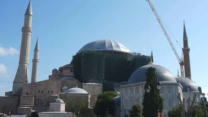 Doğu yarım kubbede dev operasyon: Ayasofya’nın geleceği güvence altında