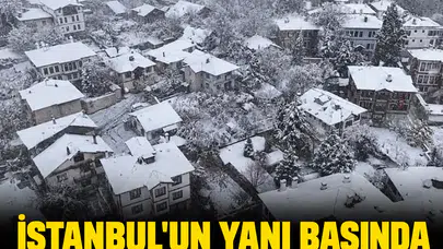 İstanbul'un yanı başında erken kış sürprizi: Köroğlu Dağları'na ilk kar düştü