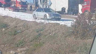 Fabrika alevlere teslim oldu... Ankara'da geri dönüşüm tesisinde korkutan yangın!