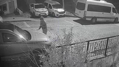 Başakşehir’de levye dehşeti... Camları indirdi, aynaları parçalayıp kayboldu!