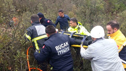 Bucak’ta araba uçuruma yuvarlandı... Direksiyon elden gitti, hayat film şeridi gibi aktı!