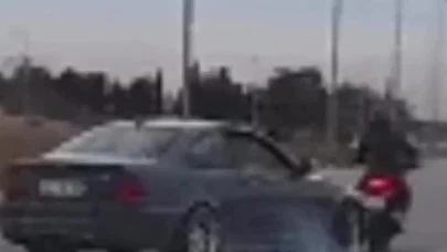 Drift yapan lüks otomobil sürücüsü cezadan kaçamadı