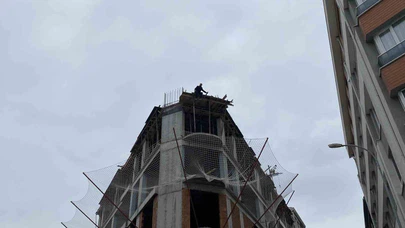 Eskişehir’de intihar girişimine aşk engeli... İnşaatın 8’inci katı mı, dram filmi sahnesi mi belli değil!