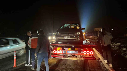 Lastiği patladı, araçlar birbirine girdi: Aydın - İzmir yolunda zincirleme kaza!