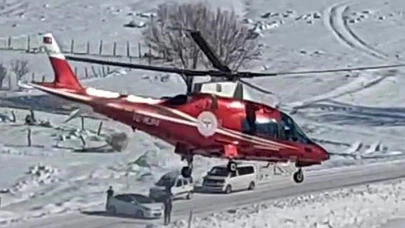 Kar yolları kapadı, kalp krizi geçiren hastaya ulaşılamadı: Konya'da Gökbey havalandı!
