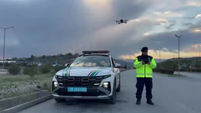 Drone takibi yakalattı: Mersin otoyolda kural ihlali yapanlara ceza yağdı!