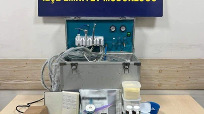 Muş’ta evini kliniğe dönüştüren sahte dişçi yakalandı