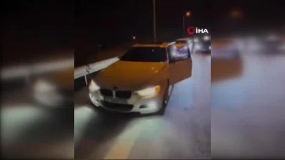 Akan trafikte ego yarışı... Otoyolu pist sandılar, ceza yağmuruna yakalandılar!