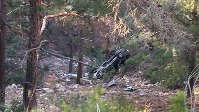 Otomobil uçuruma yuvarlandı, çocuk sürücü hayatını kaybetti