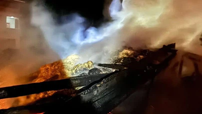 Sinop'ta dumanlar yükseldi, dualar edildi... Gecenin karanlığını alevler yardı!