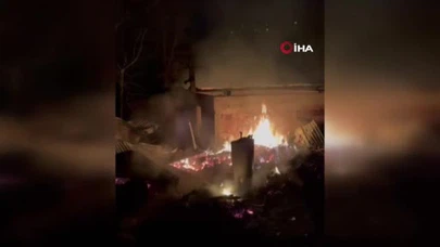 Bir kıvılcım emekle birlikte umudu da yaktı... Tokat’ta ev ve fındıklar kül oldu!