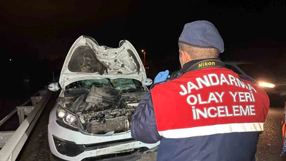 Yolda yürümek ölüm sebebi oldu! Uşak'ta 66 yıllık hayat 6 saniyede bitti...
