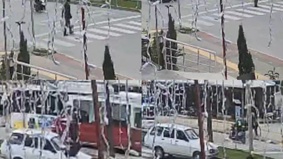 Ölüm bir adım uzağındaydı... Vicdanları sızlatan görüntüler anbean kamerada!