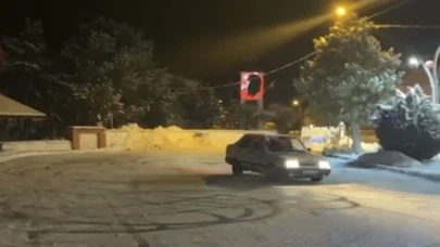 Yozgat'ta drift sevdası pahalıya patladı: Sürücüye 58 bin 217 lira ceza!