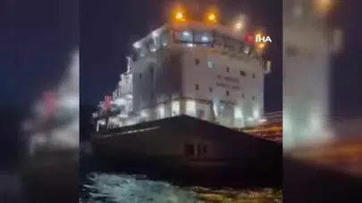 Yalıların yanı başında akıntı tehlikesi: Tanker facianın eşiğinden döndü