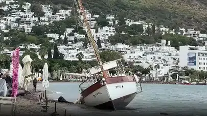 Bodrum’da fırtına alarmı!