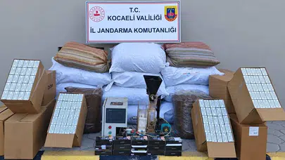 Kocaeli’de kaçak tütün operasyonunda dev rakam: Piyasa değeri dudak uçuklattı