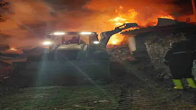 Sivas'ta kabus dolu gece: Saniyeler içinde alev topuna döndü!