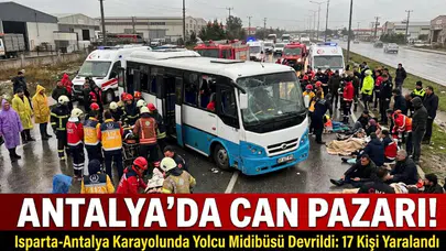 Antalya'da katliam gibi kaza: Kamyonet saniyelerle ölümden döndü!