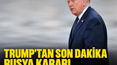 Trump'tan son dakika Rusya kararı: Yaptırımlar kararla askıya alındı